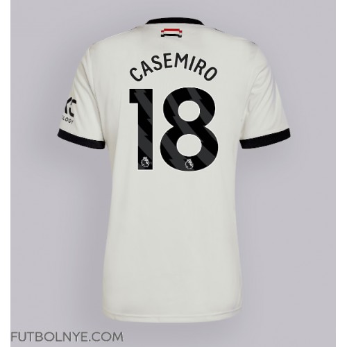 Camiseta Manchester United Casemiro #18 Tercera Equipación 2024-25 manga corta